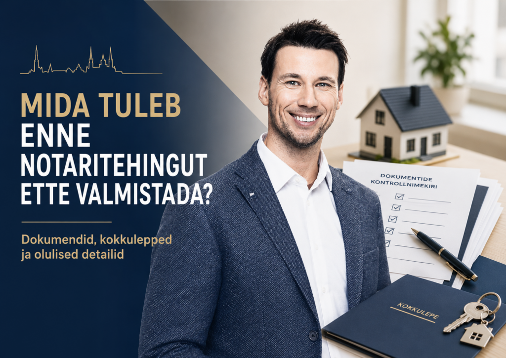 Mida tasub enne notaritehingut läbi mõelda ja ette valmistada?
