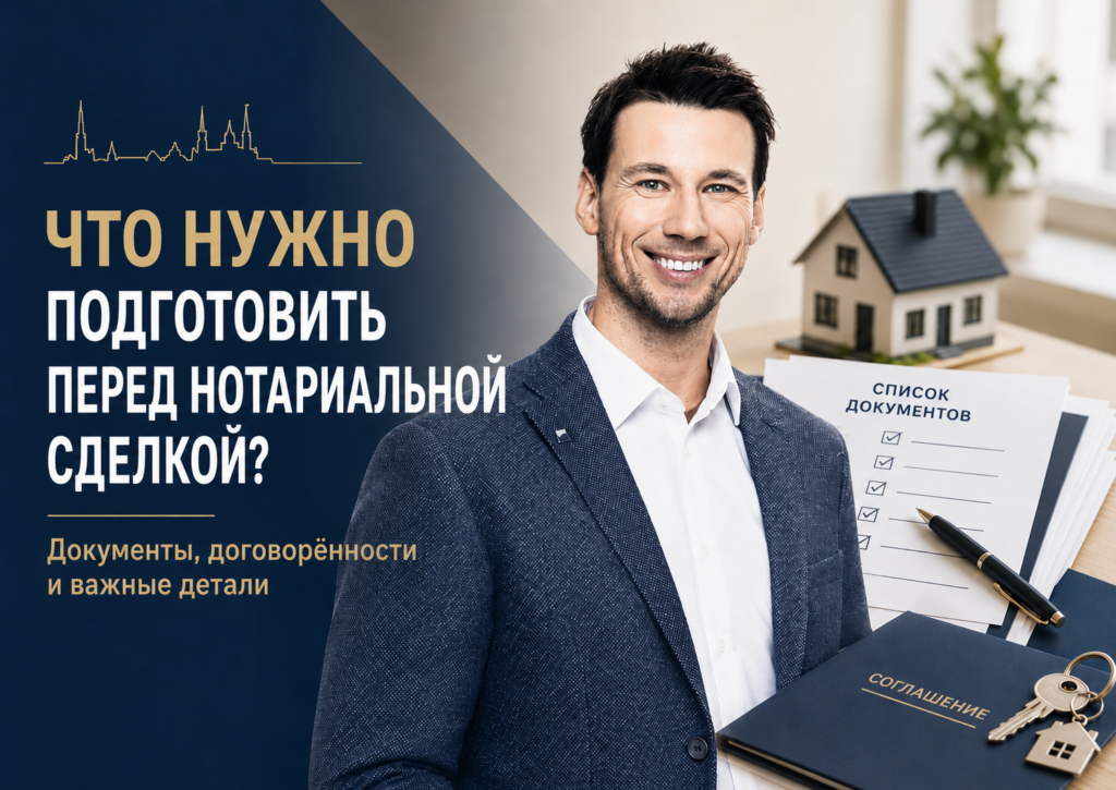 Что нужно подготовить перед нотариальной сделкой с недвижимостью?